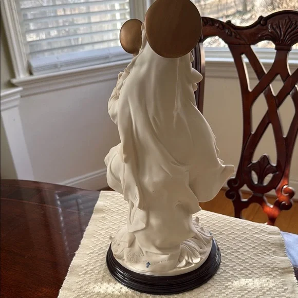 Graceful White and Brown Decorative Accent Figurine - Picture 4 of 6
